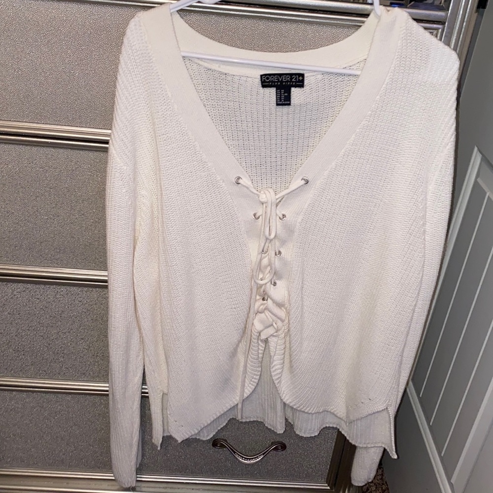 White sweater